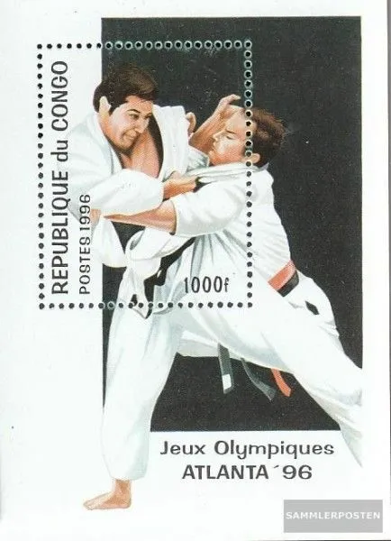 Kongo (Brazzaville) Block127 (kompl.Ausg.) postfrisch 1996 Olympische Sommerspie
