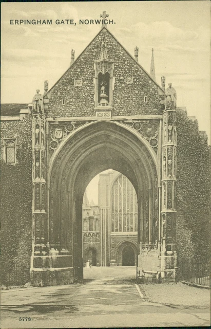 Norwich Erpingham Gate 5778Hayward Kidds Local Publisher Pre 1918