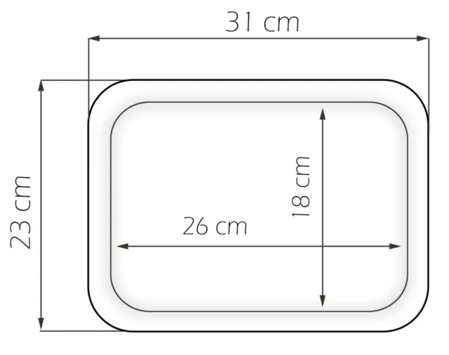 Melamin Tablett ital Design Serviertablett mediterran Servierplatte viele Größen 2