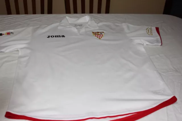 Camiseta Oficial Vintage Del Sevilla Fc Final Copa Del Rey 2007 Marca Joma T/L