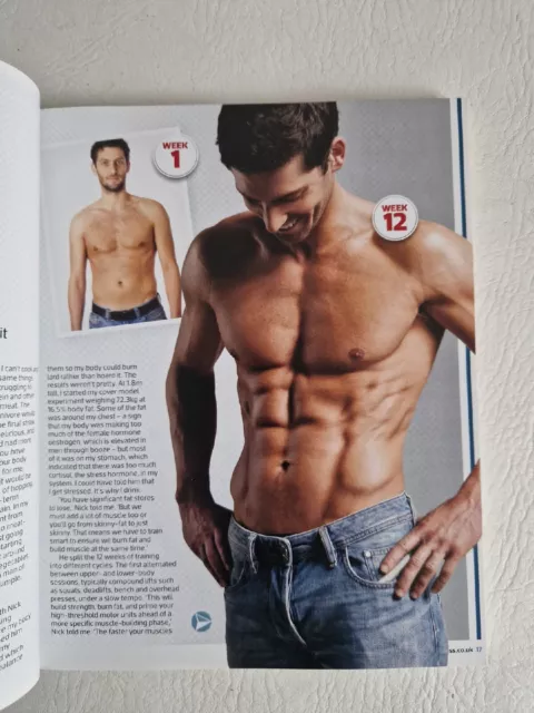 Mens Fitness 12 Week Body Plan 2012 Paperback Magazine Build Muscle Get Six Pack