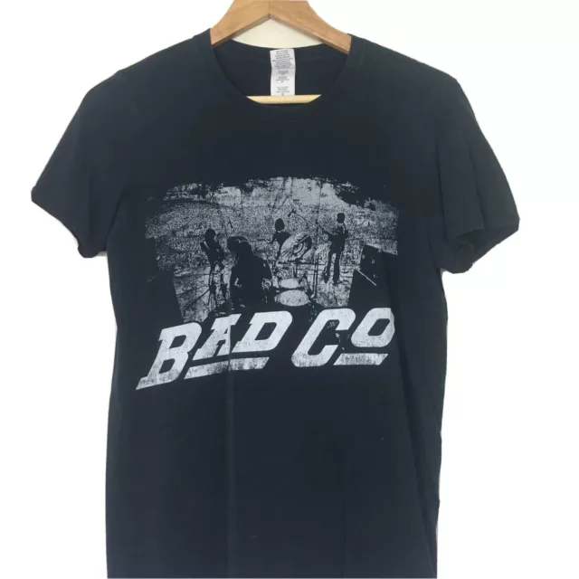 Bad Company Shirt Black Short Sleeve Crew Neck Concert Shirt Band Tee 2013 S