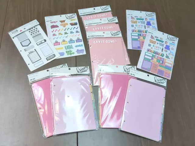 Organizador de Pegatinas Divisores Krissyanne Designs Lote Grande Nuevo