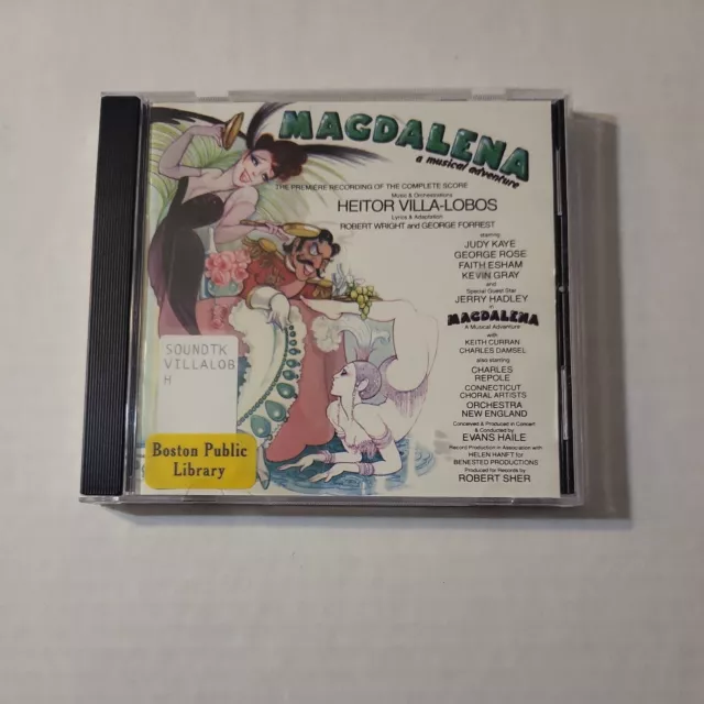 Magdalena-A Musical Adventure Villa-Lobos Wright Forrest CBS CD 1989 Ex Library