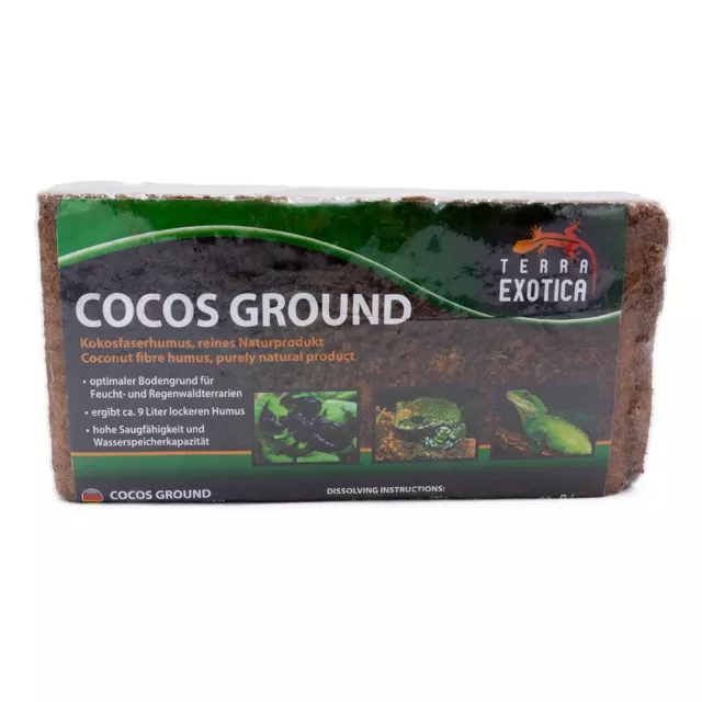 Terra Exotica Cocos Ground fein 650 g - Kokosfaserhumus für Terrarien