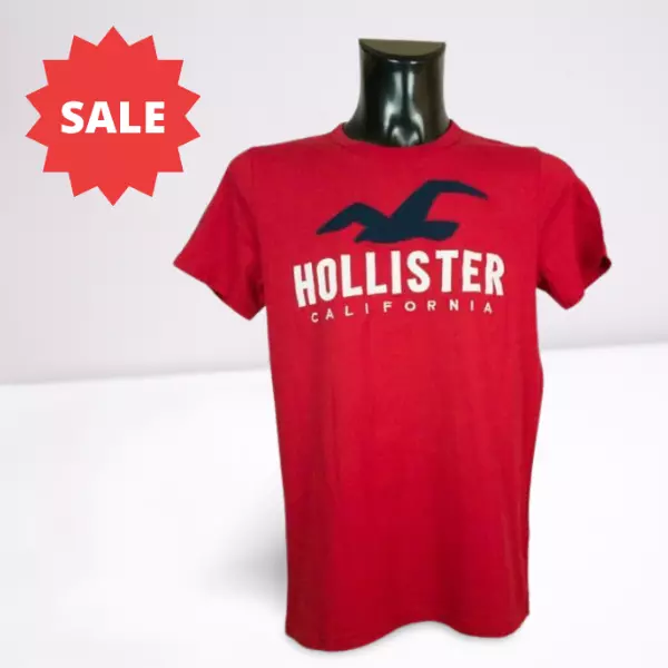 - T-shirt da uomo Hollister in cotone taglia M vgc **