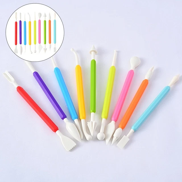Ensemble de sculpture sur argile de qualité professionnelle kit 9 pièces avec