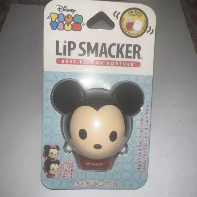 Disney Tsum Tsum Lip Smacker Lip Balm Mickey Mouse. Collectible! NIP marshmallow