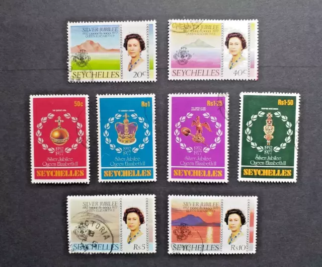 Seychelles: 25° anniversario, reggenza di QEII.  Usato 1977