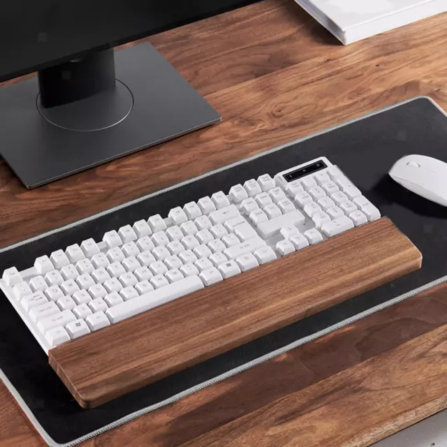 Walnut Wooden Keyboard Wrist Rest for Computer Laptop Keyboard Palm Rest