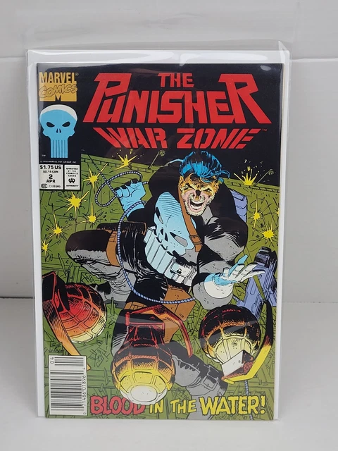 Punisher War Zone #2 Newsstand High Grade 1st Print John Romita Jr. Marvel 1989