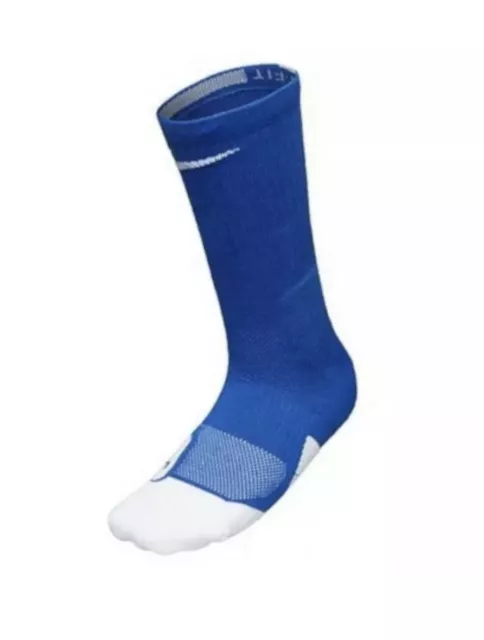 Nike Elite Cushioned Basketball Crew Socks Small Youth 3Y-5Y Women 4-6 BLUE