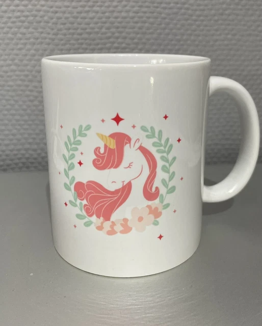 Einhornbecher beidseitig bedruckt Neuheit Ostern/Geburtstag/Muttertag Geschenk