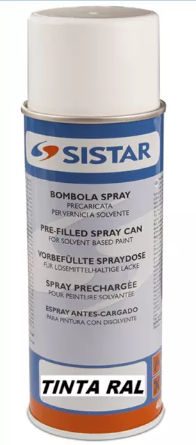 Colore RAL Vernice Lechler SPRAY BOMBOLETTA Tinta MULTIUSO Interni Esterni 400ML