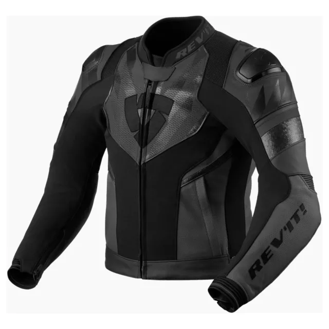 Revit Hyperspeed Men Motorbike Jacket Motorcycle Leather Racing Jacket