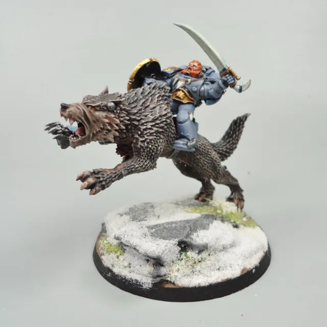 Warhammer 40k Army Space Marines Space Wolves Thunderwolf Painted