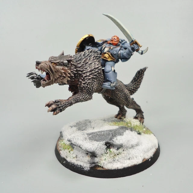 Warhammer 40k Army Space Marines Space Wolves Thunderwolf Painted Warhammer 40k Army Space Marines Space Wolves Thunderwolf Painted
