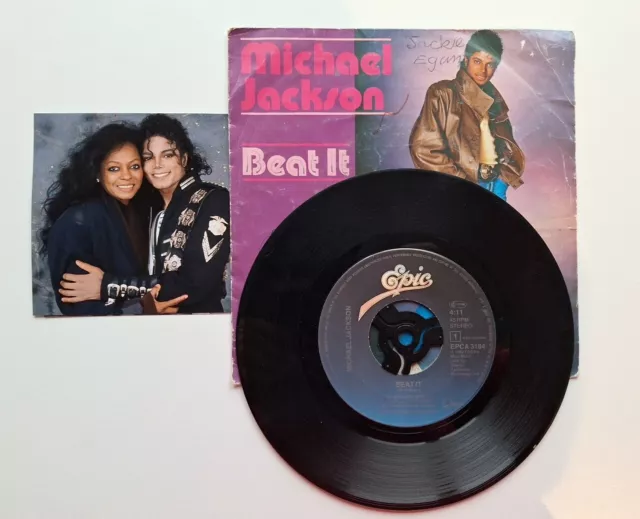 Michael Jackson " Beat It " 1982 Epic Records UK 7"Single 45rpm