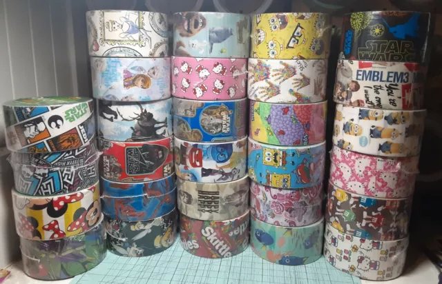 You Pick Printed & Pattern Duck Brand Duct Tape Rolls - New