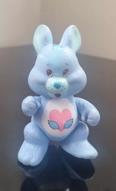 1980s Vintage Poseable Care Bear Cousins Swift Heart Rabbit 3.5 inches