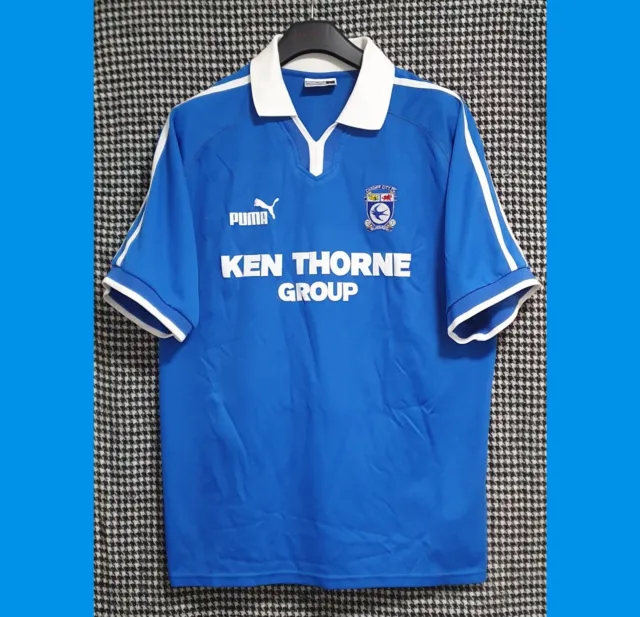 Puma 2002/03 Cardiff City FC home shirt Size: XL