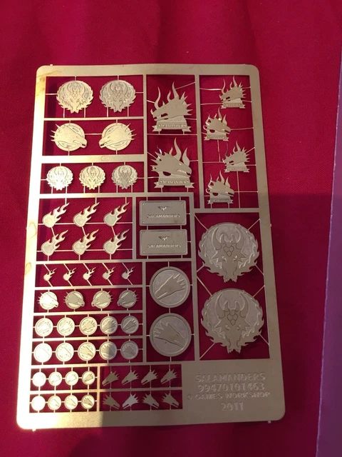 模型製作用品 Forgeworld Khorne Brass Etch Symbols New Etched Brass Khorne Symbols from Forge World (gw-99619915001