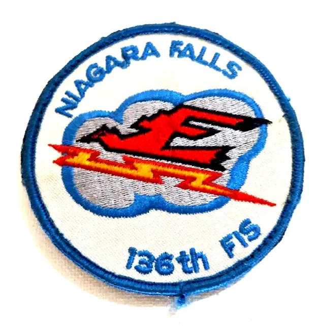 136th FIS Niagara Falls New York Fighter Interceptor Pilot Squadron Patch
