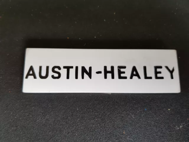 Vintage Austin Healey Paddock / Pit  Building Name Board / Plate  Austin-Healey