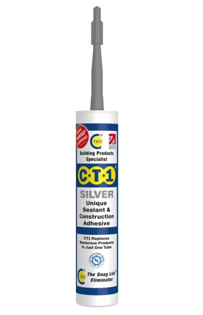 ct1 trasparente 290 ml sigillante argento x 10 tubi