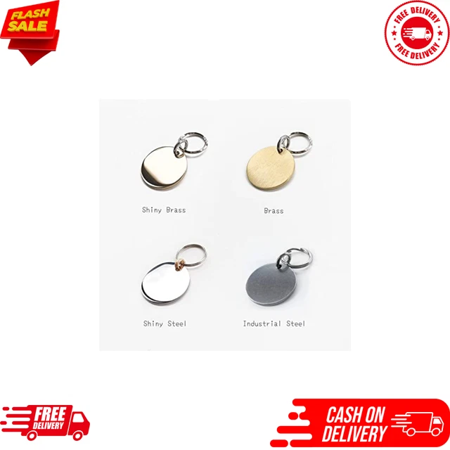 Cats Dogs ID Tags Personalized Lovely Symbols Pets Collar Name Accessories Simpl