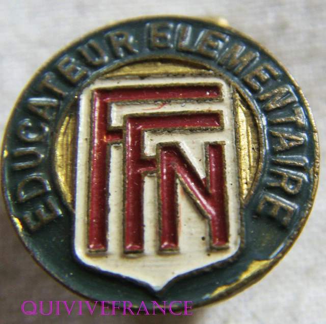 Insigne École Nationale De Natation – 3e Tritons – Blason Vintage
