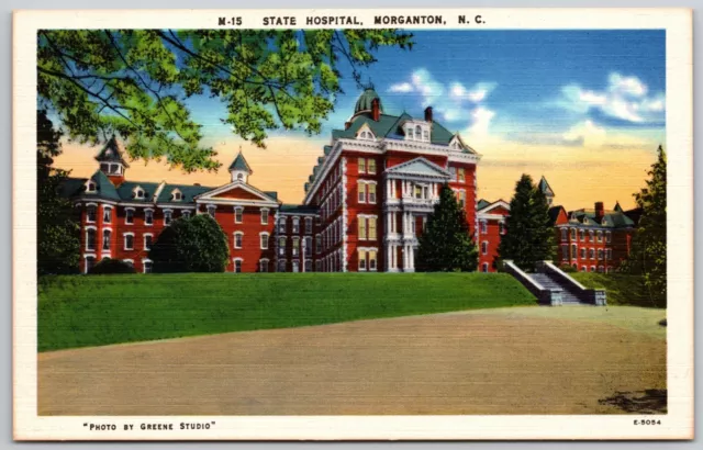 Insane Asylum - State Hospital Morganton North Carolina - Postcard 8737