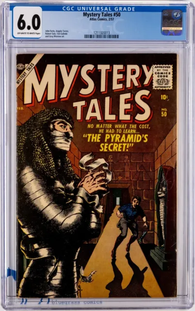 Mystery Tales #50 - 1957 Atlas Horror Comic - CGC 6.0