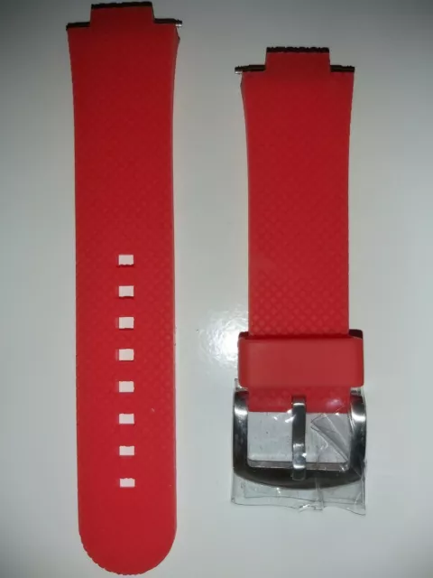 BRACELET EN CAOUTCHOUC Rouge Qualit Fit Seiko Sportura Honda F1