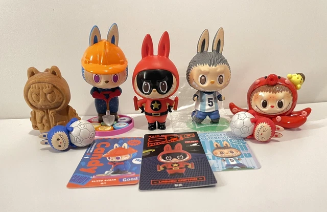 Simomo Labubu POP MART BUNDLE The Monsters Labubu Zimomo Candy Blind Box Toy Figure ...