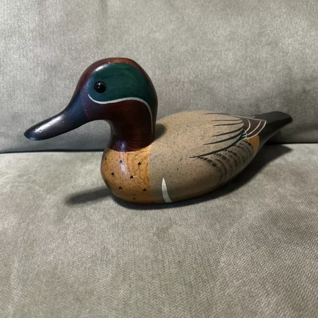Drake Greenwing Teal  Duck Decoy! Fellows