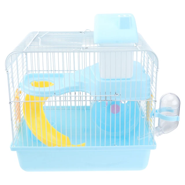 HAMSTER CAGE WITH Tunnels House Wheel Ladder Levels Hutches Accessories ...