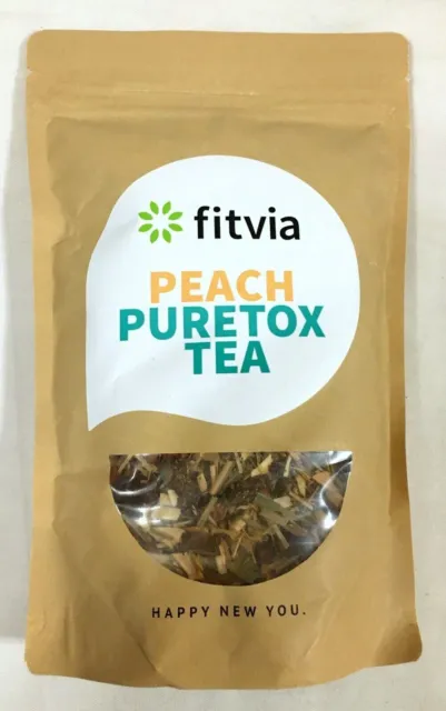 ~~ Fitvia Puretox Tee ~~ Peach ~~ 100g ~~ Gewichtsverlust, Diät ~~