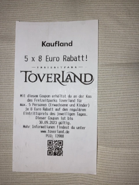TOVERLAND Gutschein 5 x 8 Euro Rabatt Coupon bis zu 40 Euro sparen