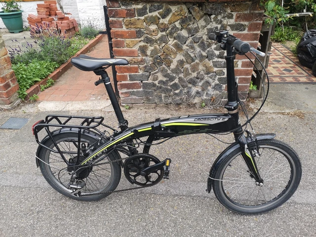 carrera cross city electric folding bike