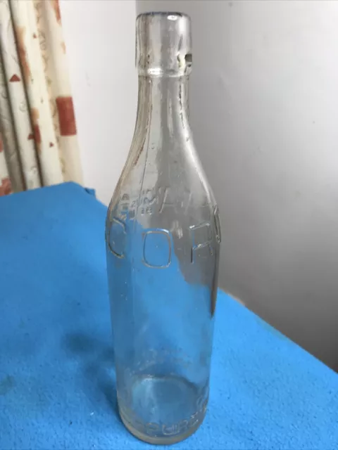 Vintage Glass Bottle CORONA Thomas & Evans Ltd