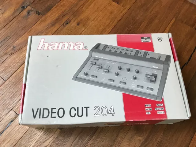 Hama Video Cut 204 Video Schnitt/ und Mischpult Hi8, SVHS, video 8, VHS 