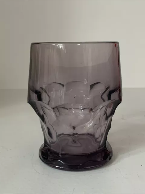 Georgian Glass Honeycomb Old Fashioned Rocks Amethyst Viking 9 Oz