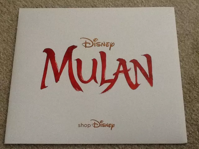 Disney Mulan Live Action Lithograph Set. Set of 4. New and Sealed.