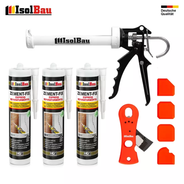 Reparaturmörtel Zement-Fix 1-48 x 300ml Betongrau Dunkelgrau Zementgrau Express