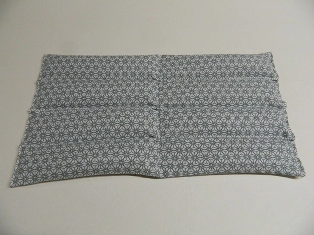 Coussin Chauffant/bouillotte Micro-ondes Graines De Lin Bio - 48x28cm - Rouge