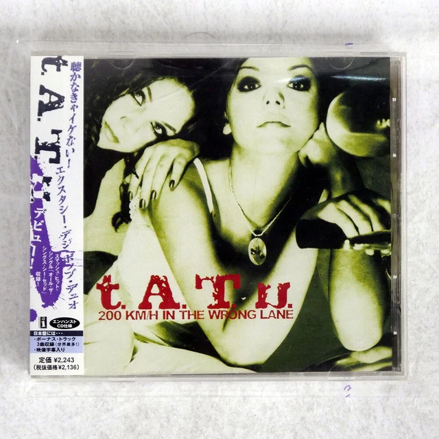 T A T U 200 KM H In The Wrong Lane Universal Uics1065 Japan Obi 1Cd 3