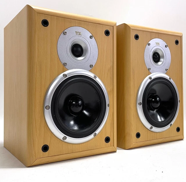 HIGH QUALITY TDL Nucleus 2 Bookshelf Stereo Speakers 2 Way 100W