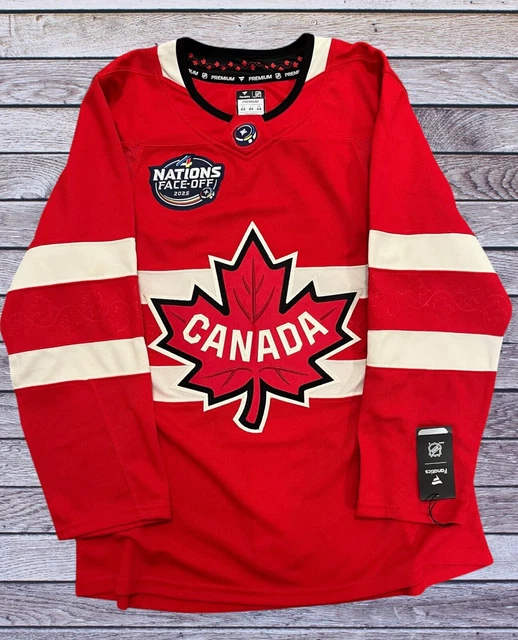 Maillot Équipe Canada 4 Nations Cale Makar #8 - Rouge, Taille XL - Neuf