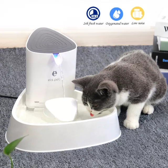 Automatic Electric Pet Dog Cat Water Fountain/Charcoal Filter Drinking Dispenser